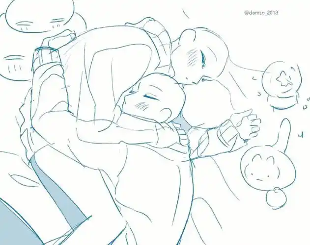 绘画素材超甜的双人情侣互动姿势参考