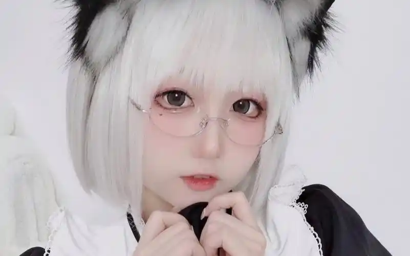 白毛兽耳女仆装,是你喜欢的吗?