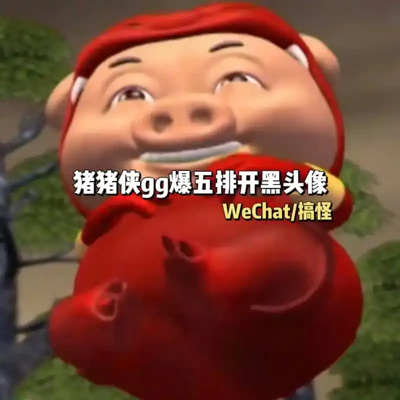 猪猪侠gg爆搞怪五排头像#猪猪侠 #gg爆 #表情包 #五排 - 抖音