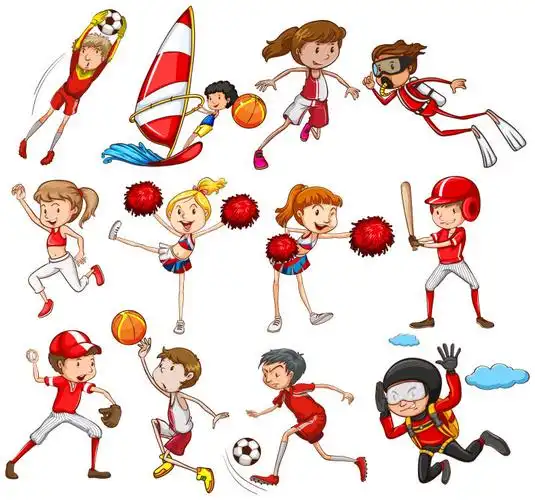 矢量的体育项目插图