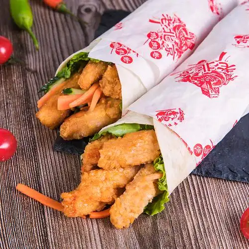 拿起来就吃我就爱这老北京鸡肉卷