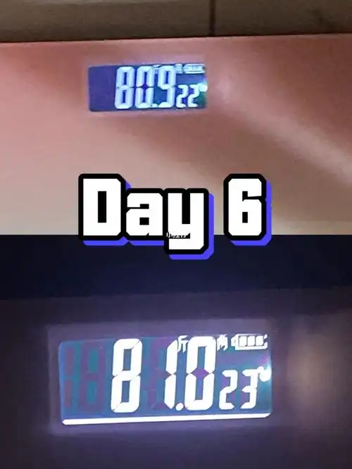 1,变成81斤了,液断一天后体重在慢慢上升,哭了!
