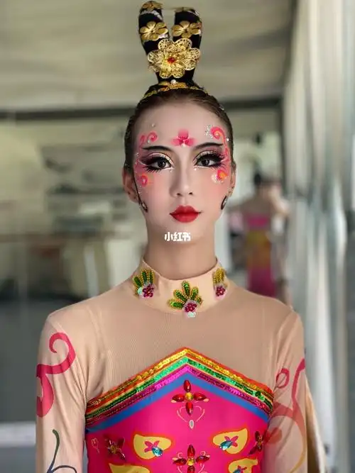 舞台妆#妆容分享#儿童妆团体妆舞台妆#创意舞台妆#彩绘舞台妆#舞台妆