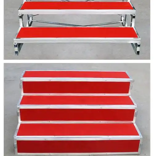 制合唱台台阶三层舞台梯踏步折叠拍照大合影台站台看台幼儿园音乐凳