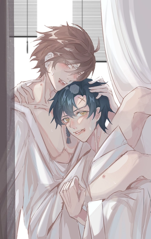 韵韵宝贝@無秦呐 给我画的曜白.