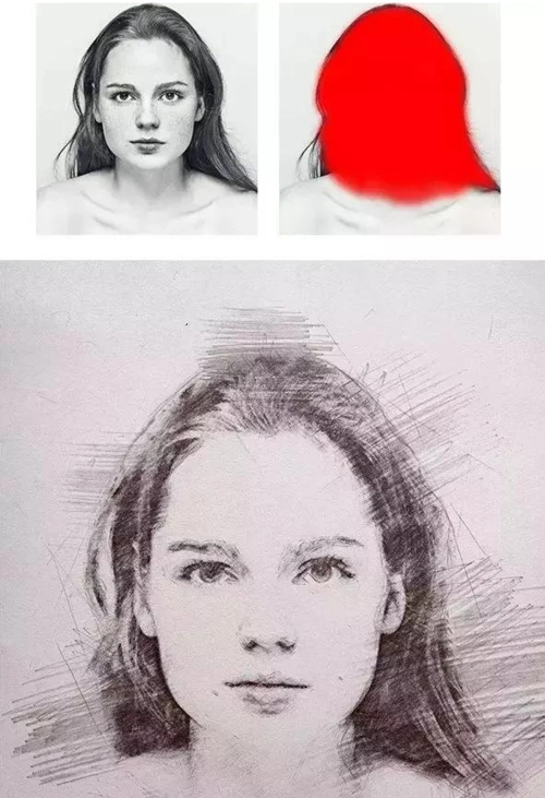 ps动作之数码照片图片转铅笔素描手绘线稿效果