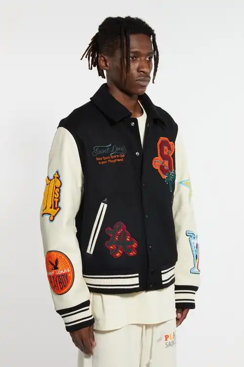 saintlouisplayboy69周年限定联名秋冬新款刺绣夹克