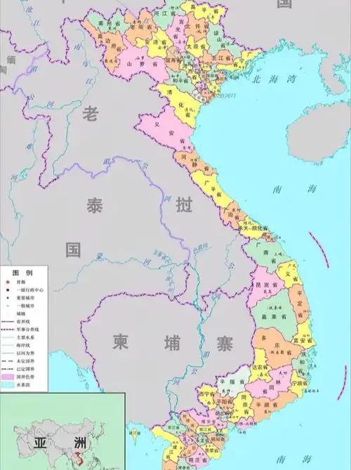 越南的国土面积虽然不大,却分出了60多个省,是什么原因?