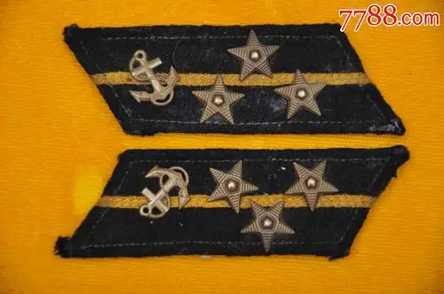 五五海军领章一对