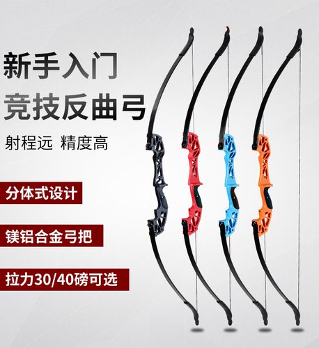 反曲弓箭射箭设计专业运动套装合金复合弓射击大威力成人弓儿童弓