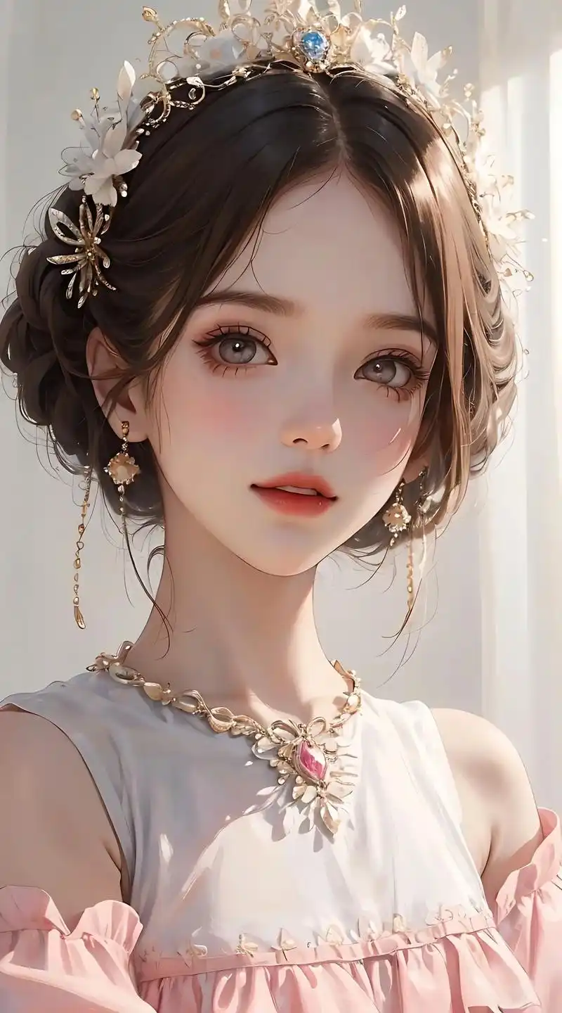 逼真人物,甜美女孩,#ai绘画 #抖音图文来了 #高清美女壁 - 抖音