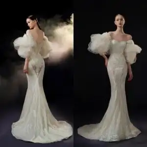 新款影楼拍照婚纱情侣写真服装旅拍外景摄影绿色长拖尾礼服0人付款