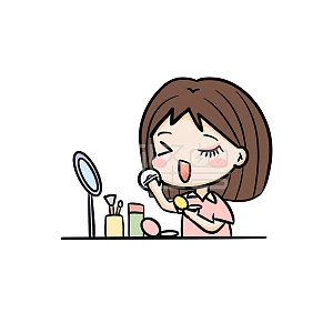 化妆卡通素材图片-免费化妆卡通png元素大全-图怪兽