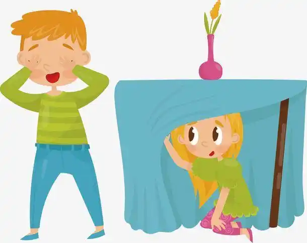 豆宝语录 之 捉迷藏