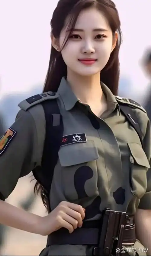 英姿飒爽太美了# #最美军装*# #漂亮女孩的风采# #美丽佳人风采