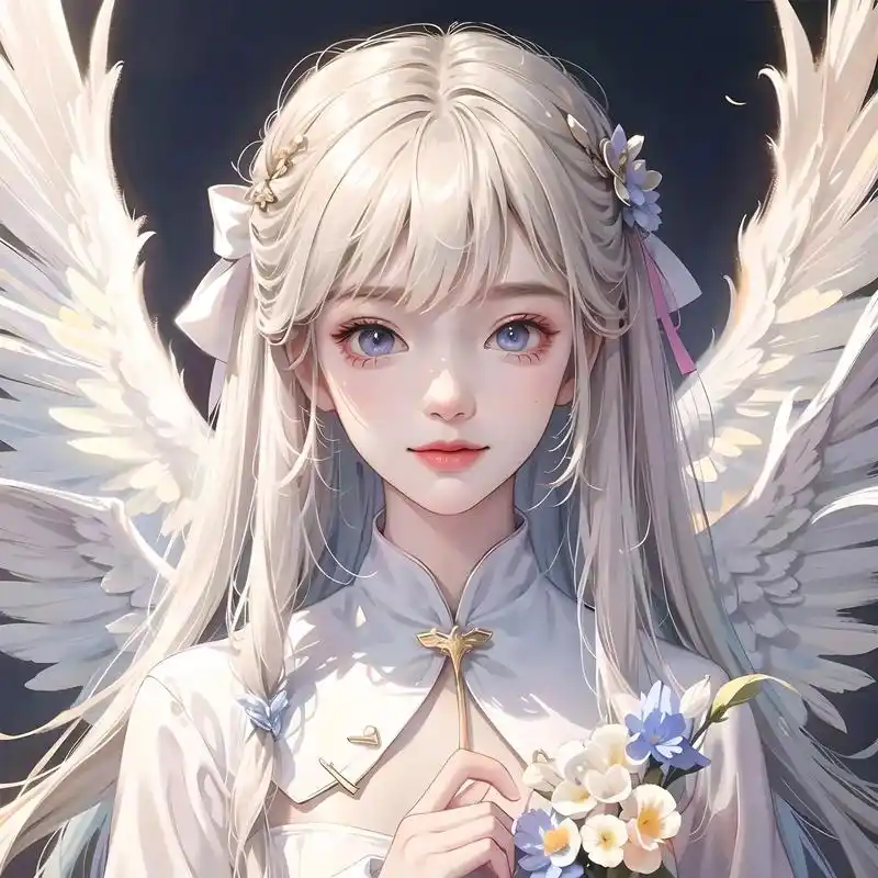 今天是天使翅膀女孩78