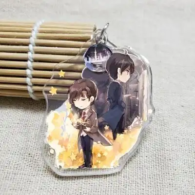 破云周边小立牌双面夹层钥匙扣挂件死亡万花筒小说江停同款周边