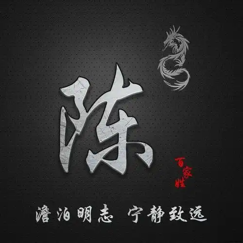 陈姓名专属头像 - 女生带字头像!