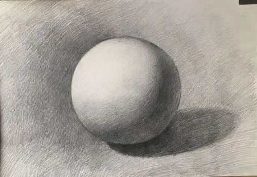 滨湖区老年大学朱军老师素描圆的步骤图