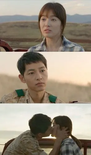 《太阳的后裔》第九集收视率破30% 宋仲基宋慧乔上演"卡车kiss"【组图