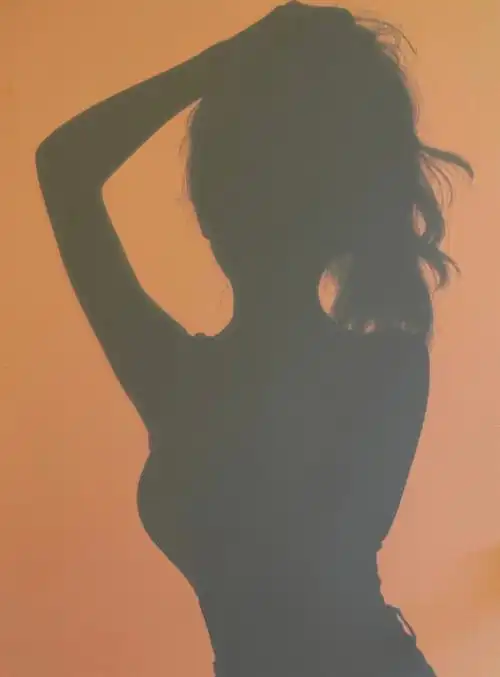 日落灯影子自拍真的美绝了