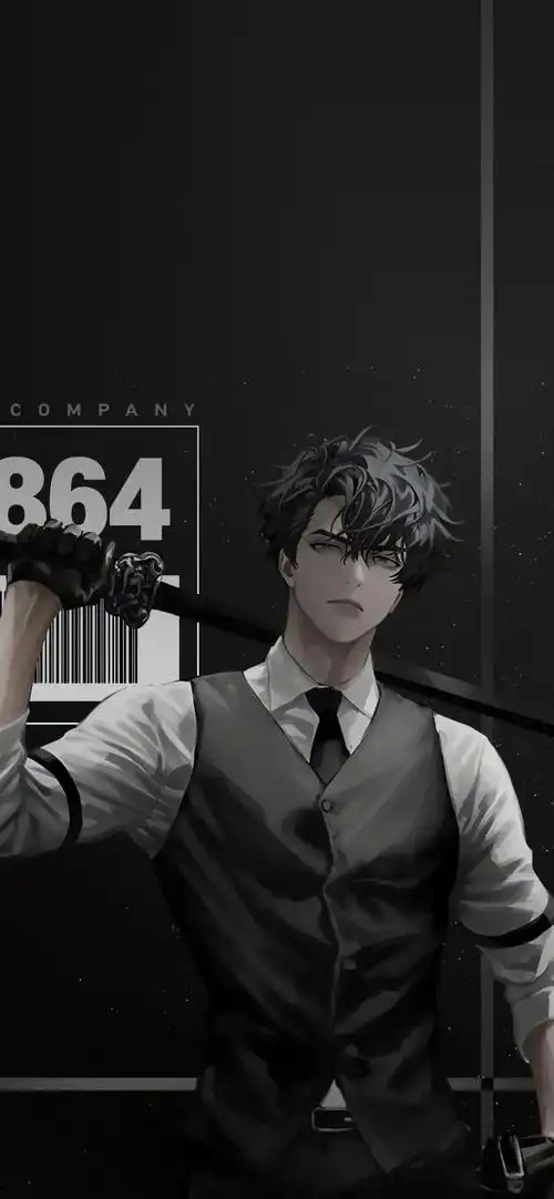 黑色系动漫男生壁纸