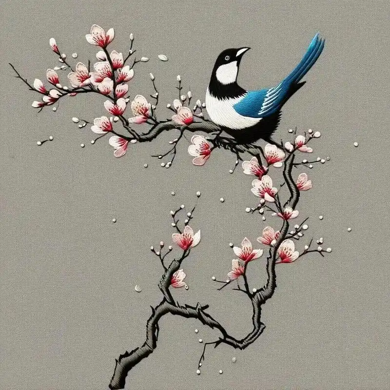 好运,喜鹊报喜,喜上眉梢,吉祥如意,正能量头像