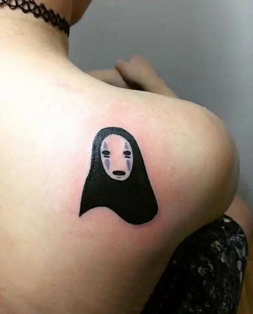 日本鬼怪纹身男生背部日本鬼怪纹身图片