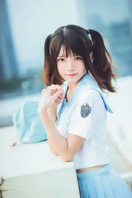 jk:双马尾女孩_图片_公众_微信