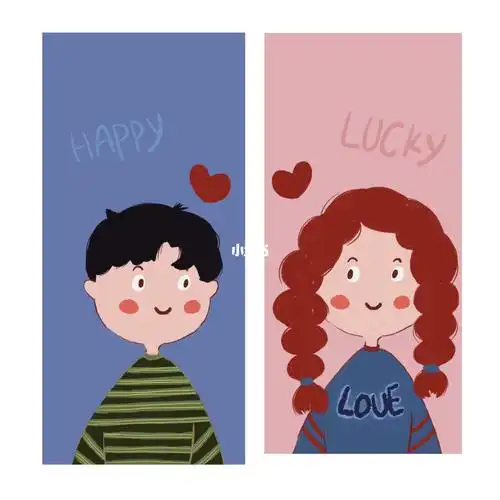 情侣头像原创待授权