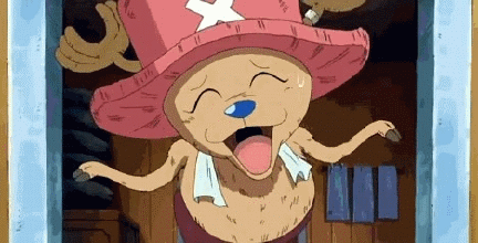海贼王乔巴开心高兴gif动图_动态图_表情包下载_soogif