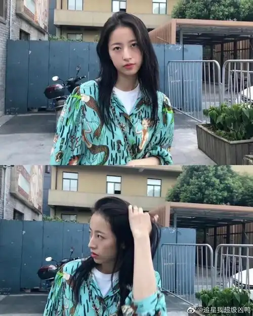 周雨彤长发旧照