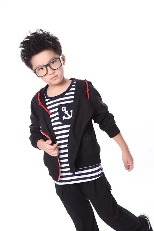 春秋款韩版男童装套装 儿童休闲服 中小童儿童运动套装3-7岁nqk90图片