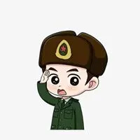 国旗下军人敬礼头像_微信头像图片大全