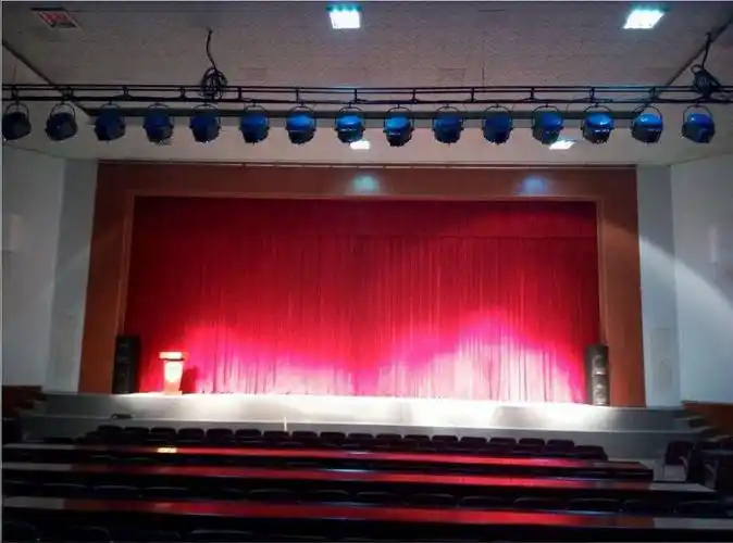 热销舞台幕布-会议幕布-学校幕布-礼堂背景幕布展厅电动遥控幕布