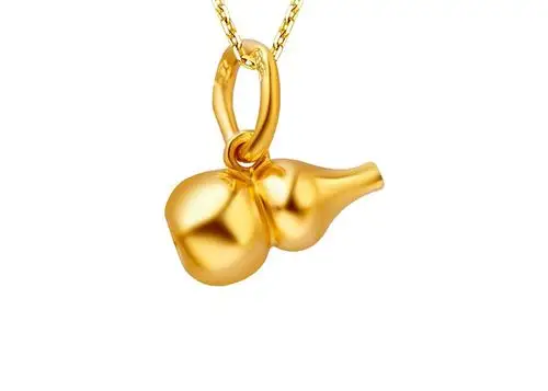 周大福 足金 葫芦吊坠(工费:48计价) f1538(1.56克)首饰