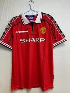 全新曼联98-99主场复古球衣,清码尾货