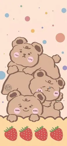 锁屏壁纸 聊天背景可爱的