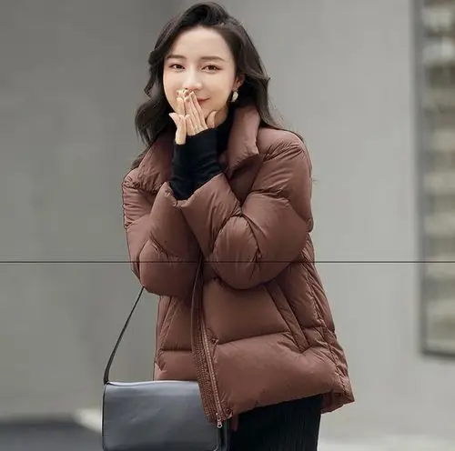 短款羽绒服女2020年新款女装冬天外套女冬百搭羽绒内胆女加厚冬装