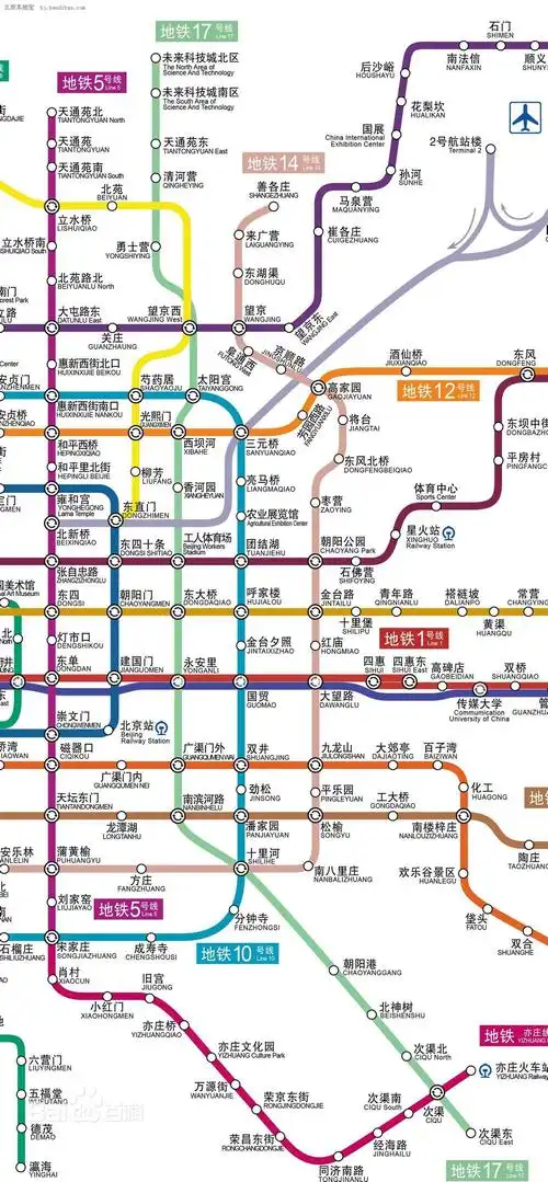 北京地铁17号线最新线路图及开通最新消息(图)