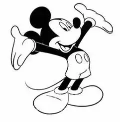 米奇老鼠简笔画 画老鼠简笔画