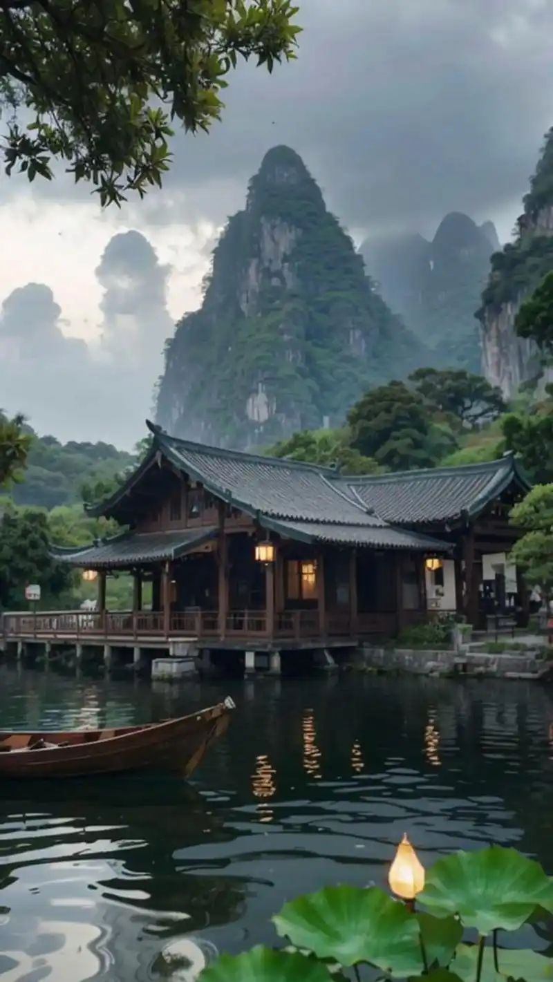 桂林山水是大自然的杰作,也是人们心中的美景.无论你来自何处