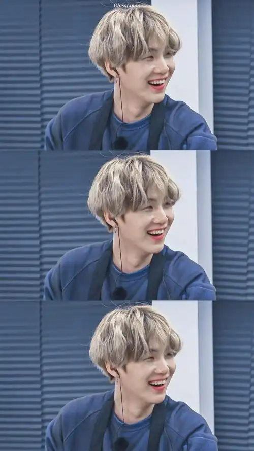 闵玧其的笑容简直是神丹妙药