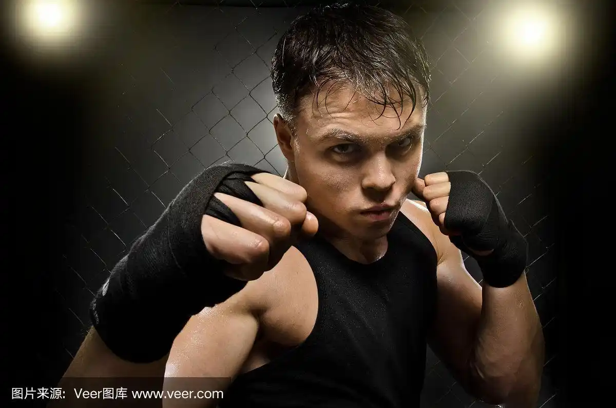 格斗运动,水平画幅,运动员,男性,仅男人