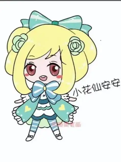 原创简笔画7515小花仙安安爱丽丝版简笔画小花仙文化绘画