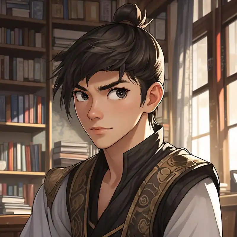 漫画风格头像分享95 谁能拒绝这么帅气的韩信头像呢?