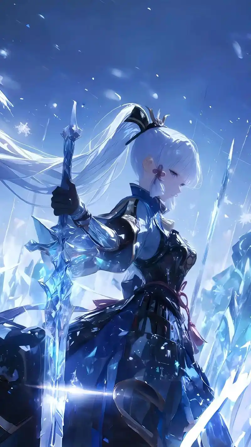 壁纸|原神|神里绫华①#手机锁屏 #墙纸 #二次元世界 #动 - 抖音