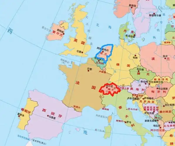 欧洲地图上一对小国,原本穷山恶水,现强大得令人窒息?|荷兰|瑞士|低地