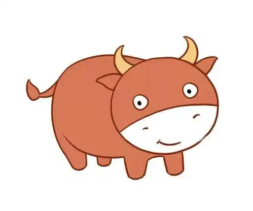 牛简笔画彩色牛简笔画彩色卡通