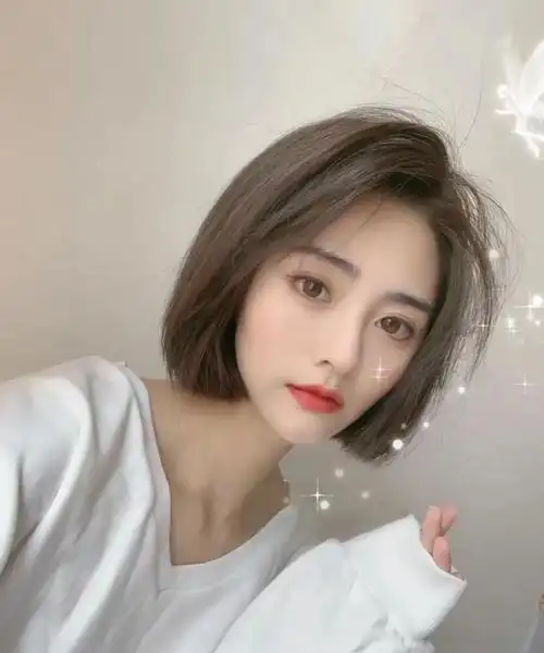 2022圆脸减龄最火短发(减龄帅气显脸小的短发)-第3张图片-索考网